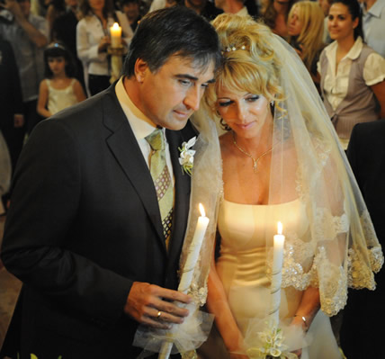 Венчавката на Веселин Маринов и Цветанка
