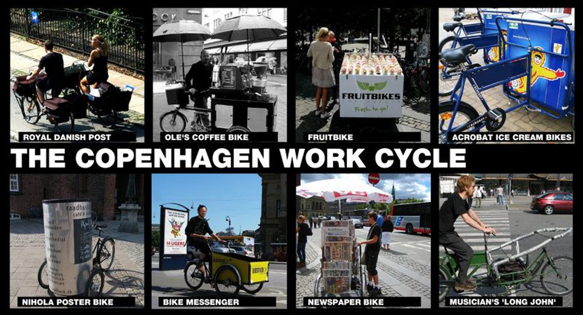 Копенхаген минава на велосипеди
