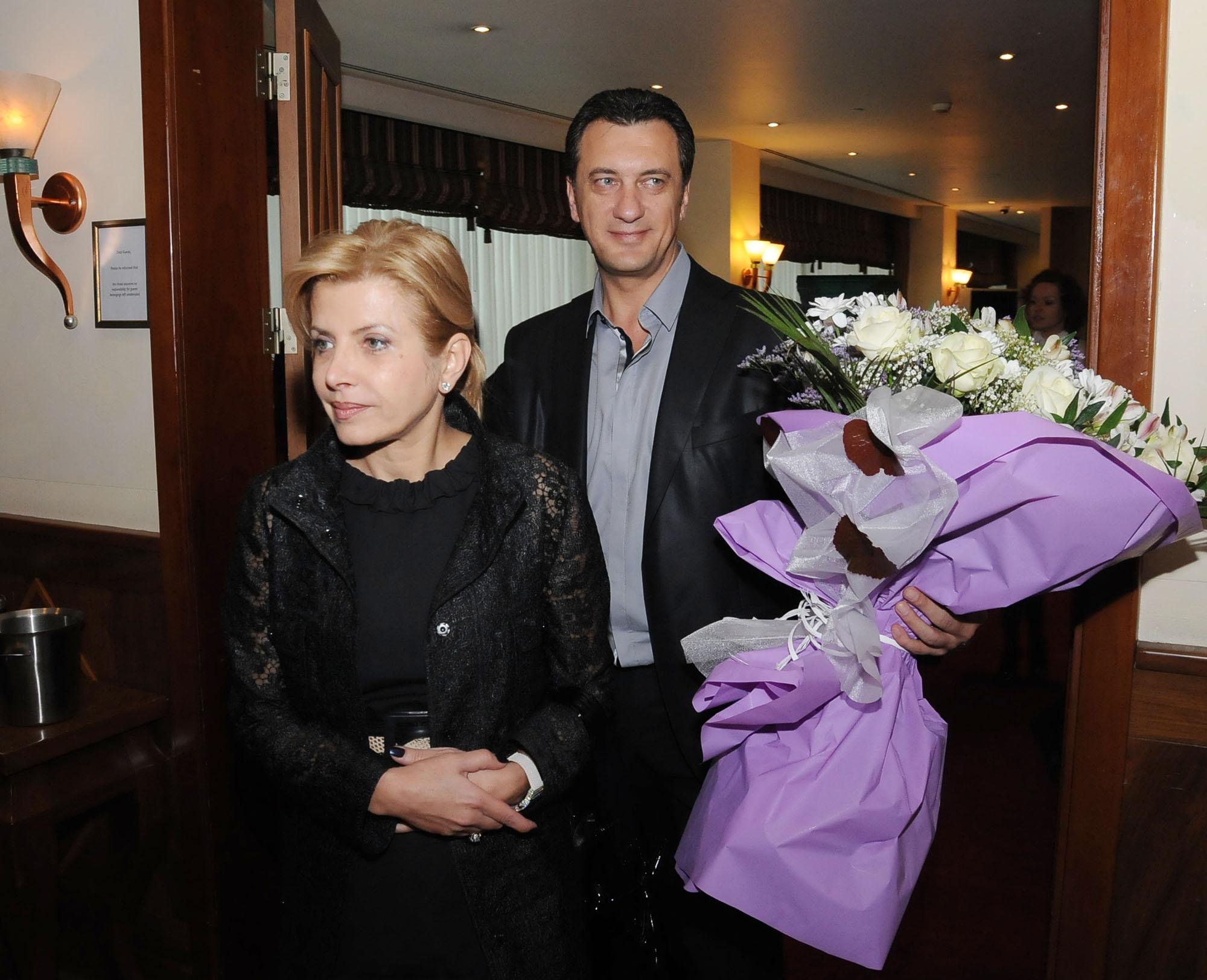 Петя Славова с приятеля си Светослав Радев