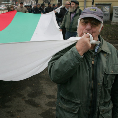 Протест пред Борисов: “Стига мизерия, искаме европейски пенсии“