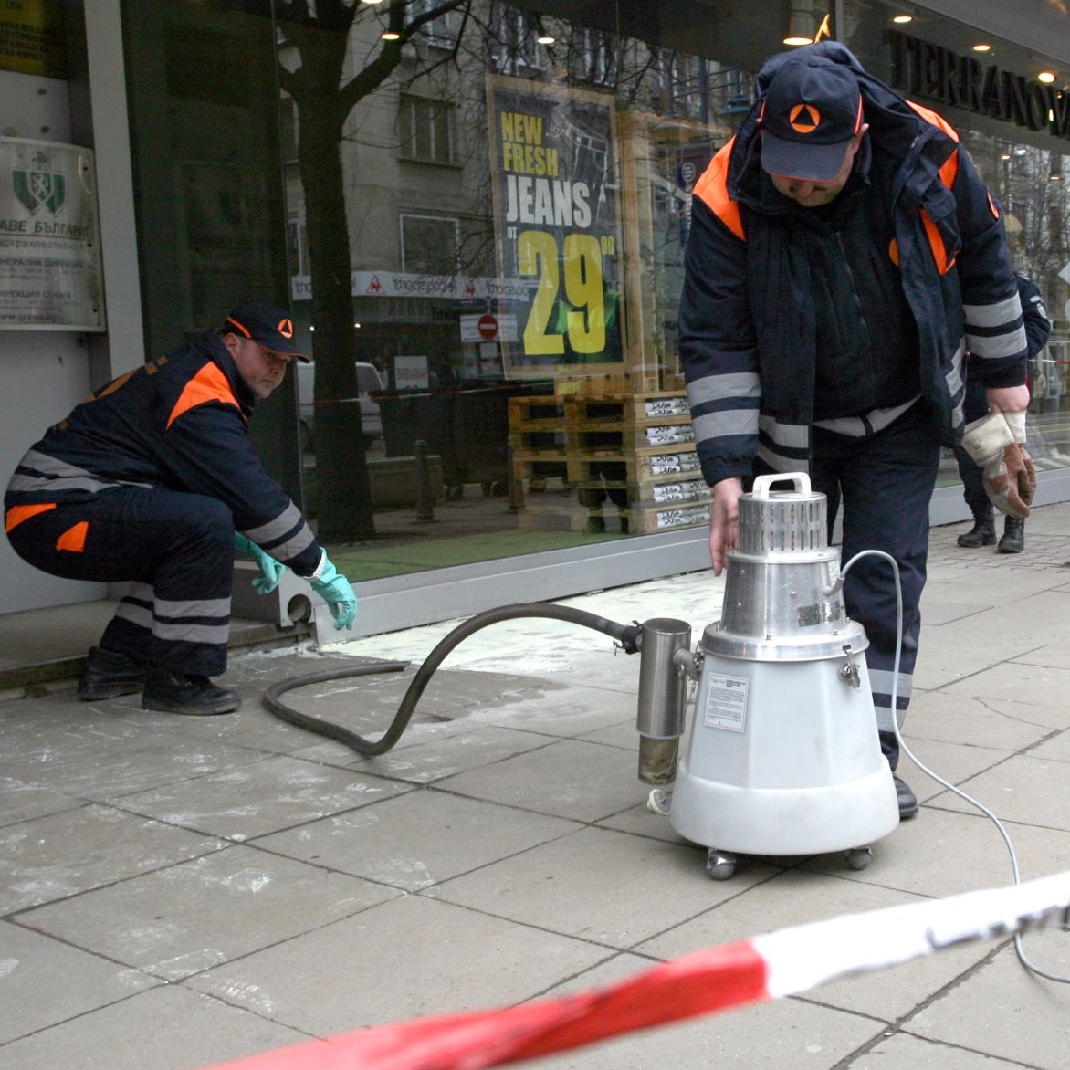 Разлят живак в центъра на столицата