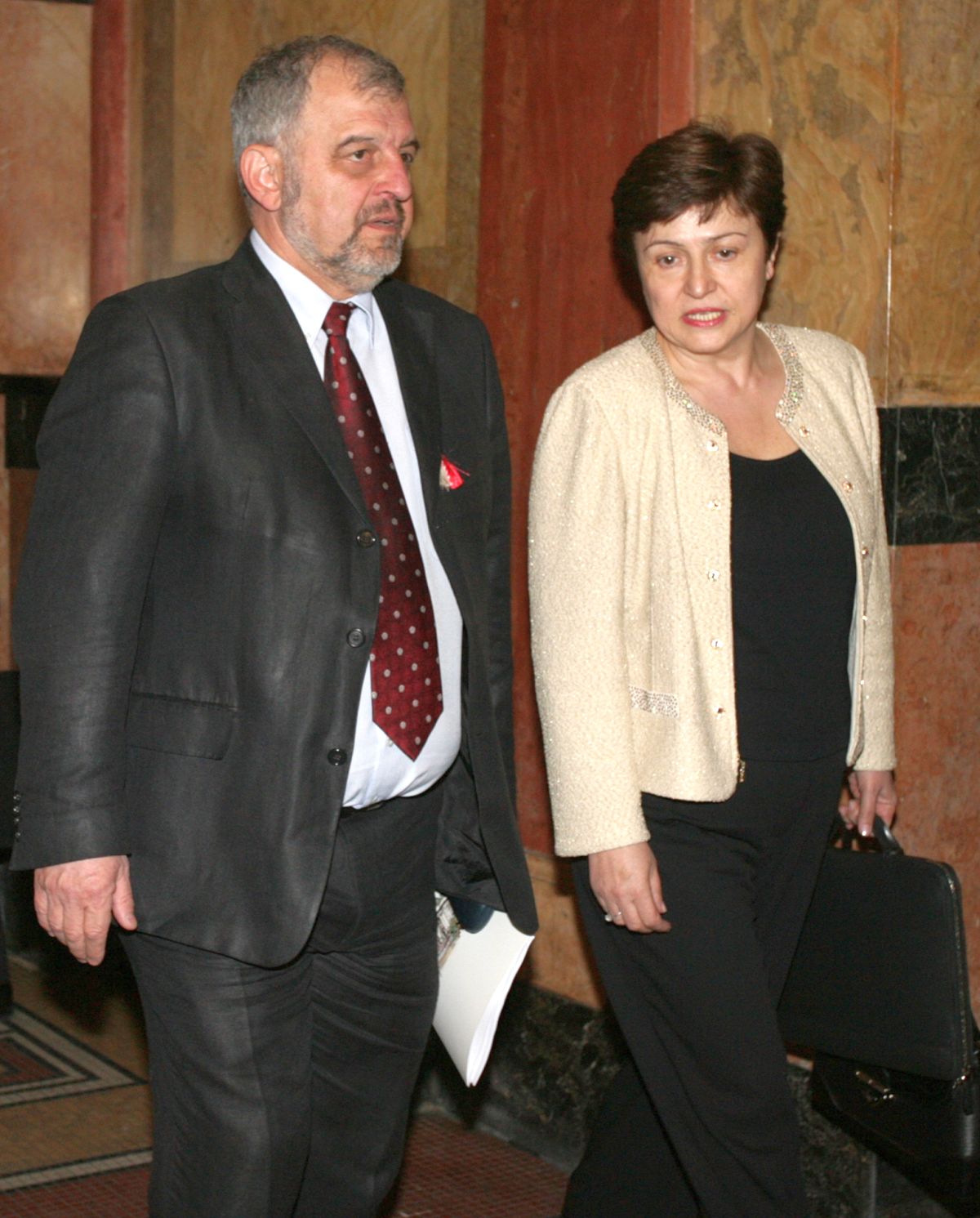 Кристалина Георгиева и проф. Иван Илчев