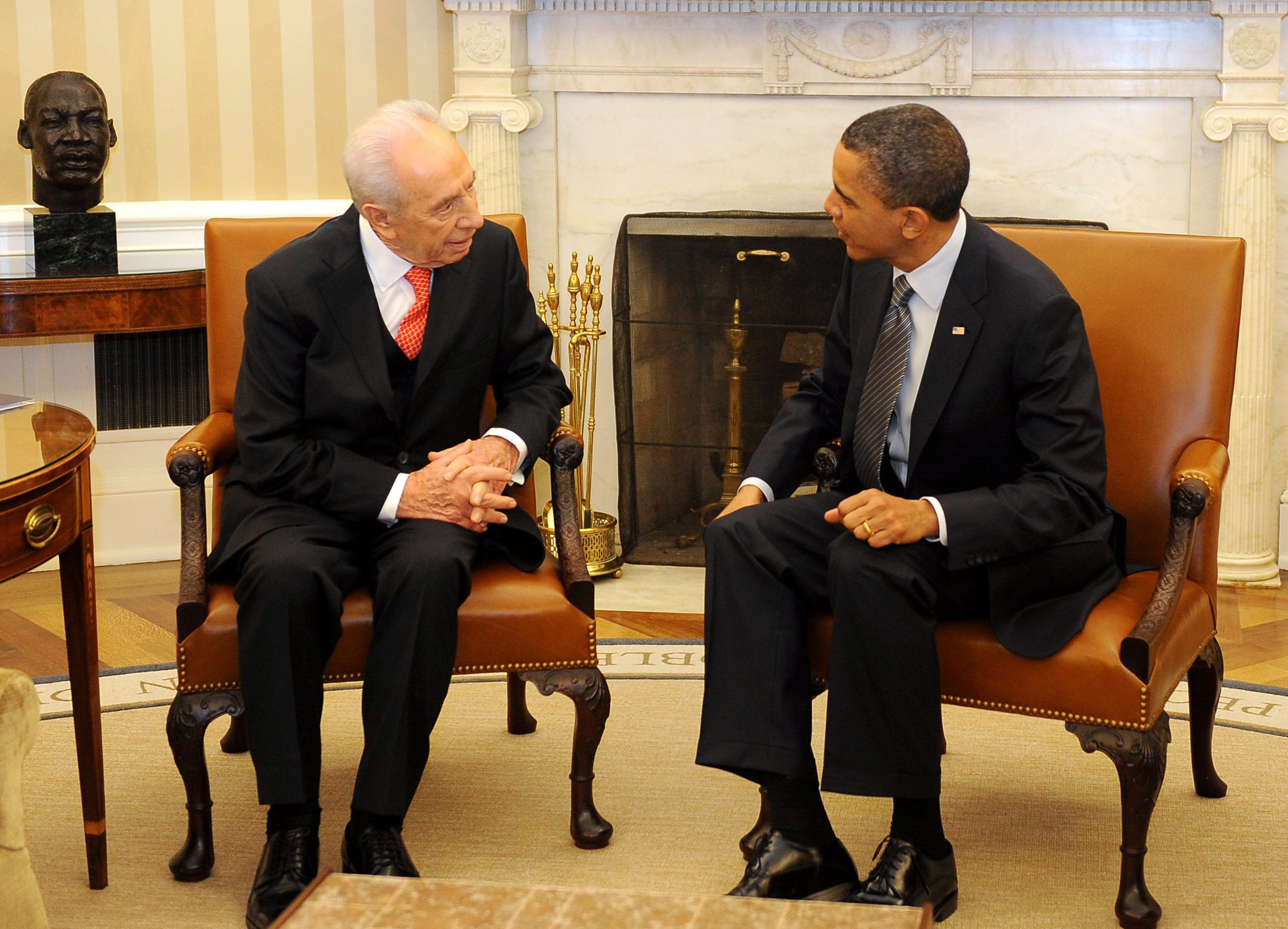 Президентът на Израел Шимон Перес се срещна с Барак Обама в Белия дом