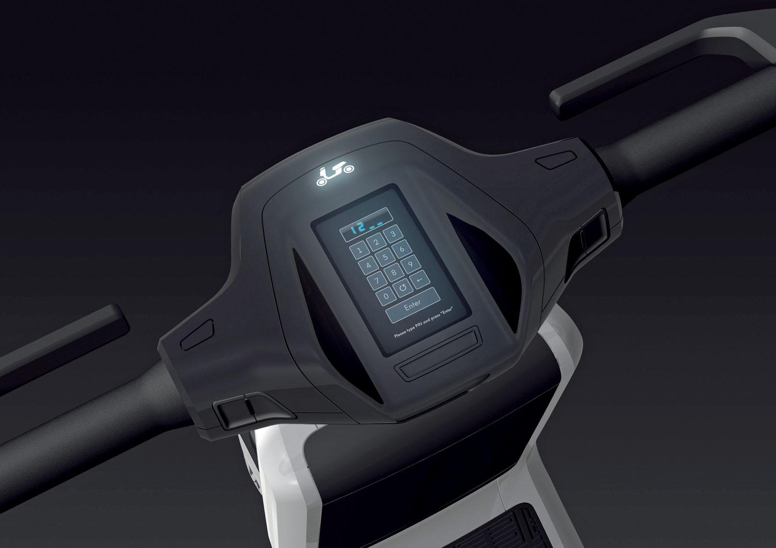 VW показа E-Scooter в Шанхай