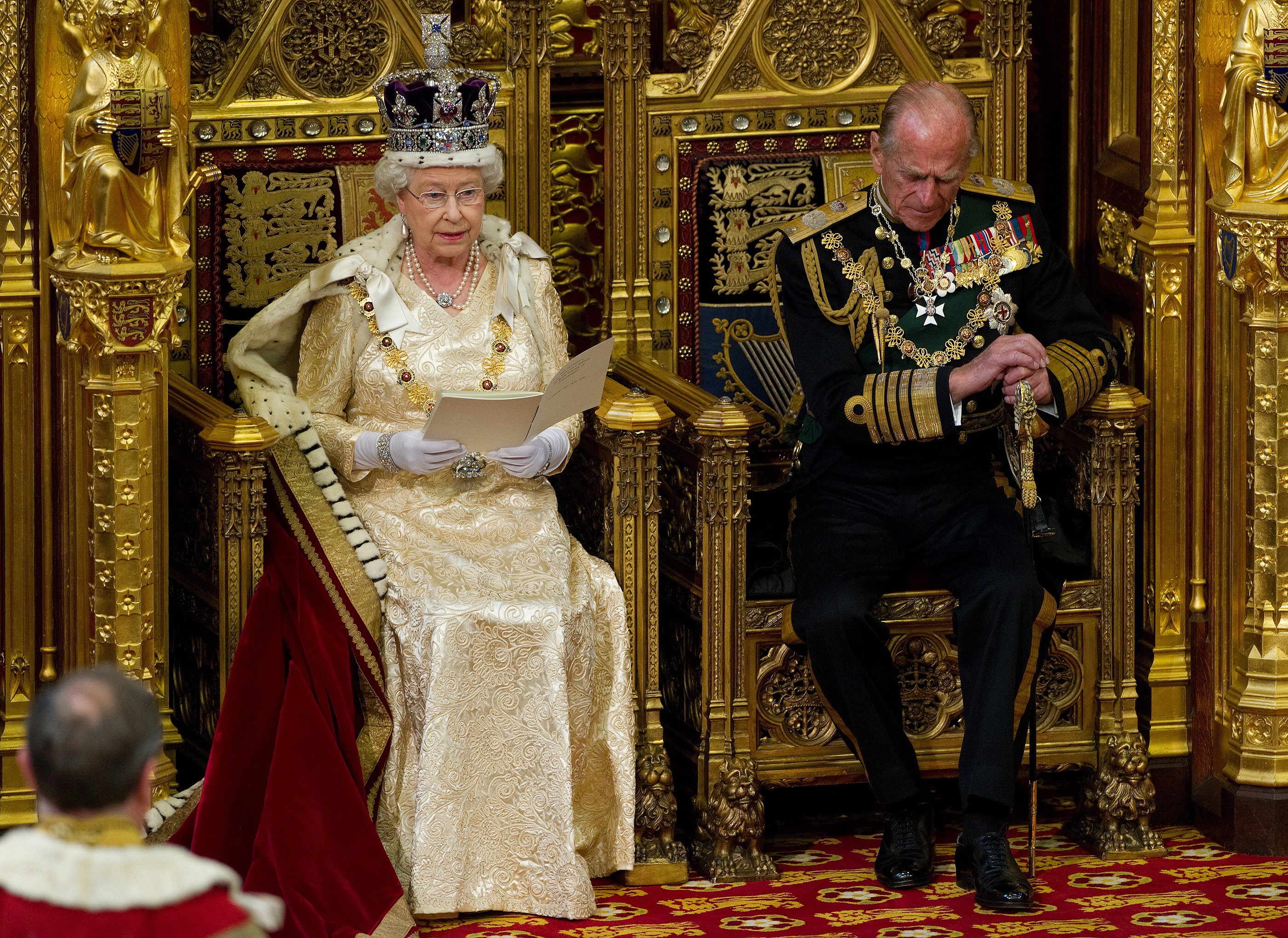 Кралица Елизабет II и принц Филип