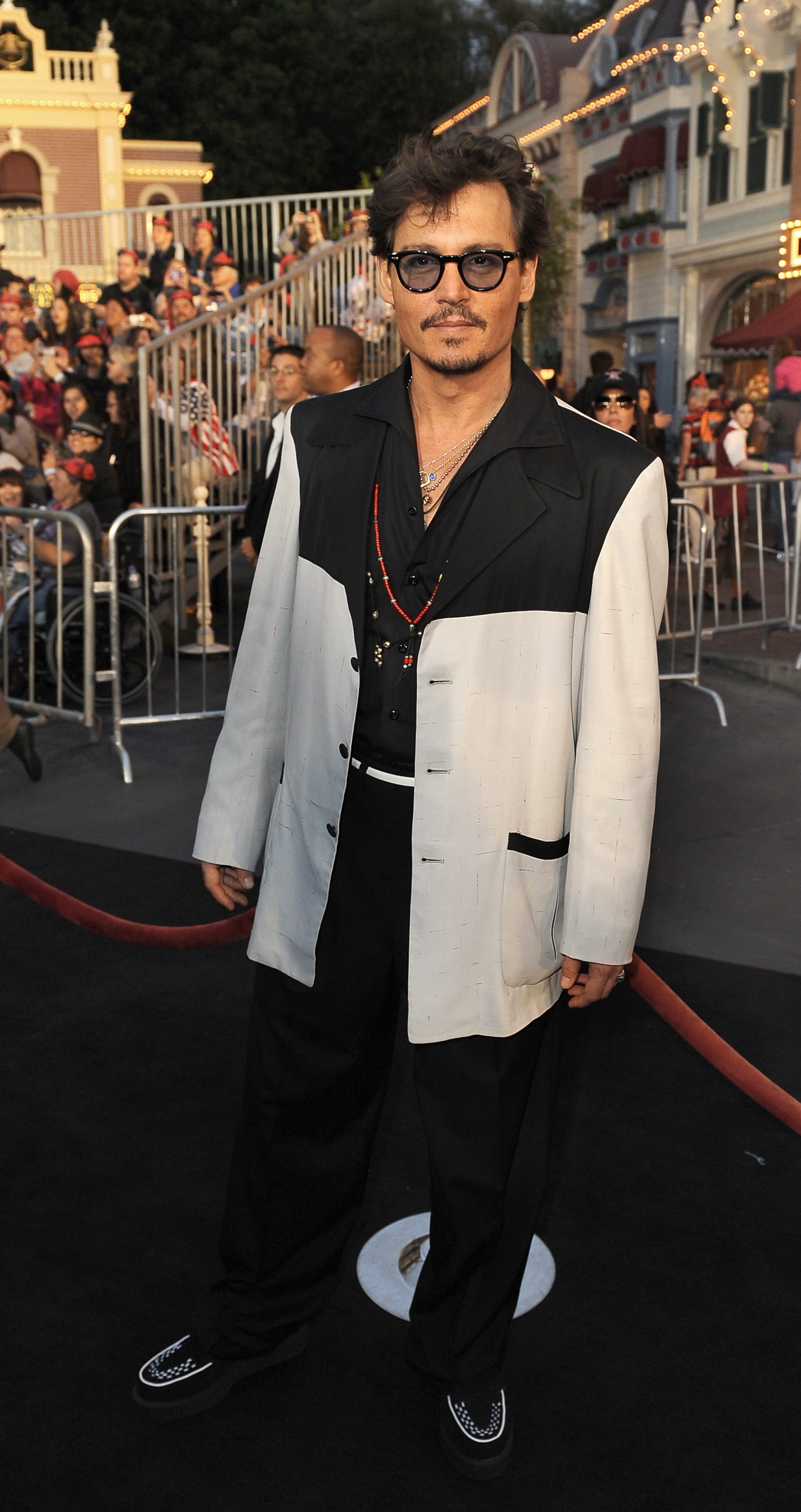 Джони Деп на премиерата на 'Карибски пирати'