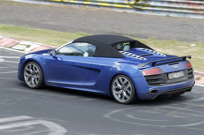 R8 Spyder GT стъпи на Нюрбургринг