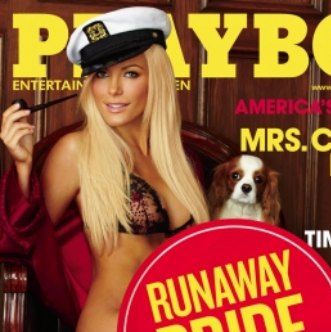 Булката беглец Кристъл Харис на корицата на ”Playboy”