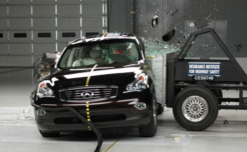Infiniti EX35 е сред най-сигурните коли според IIHS