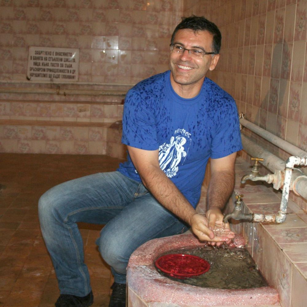 Симеон Дянков в минералните бани край Бургас