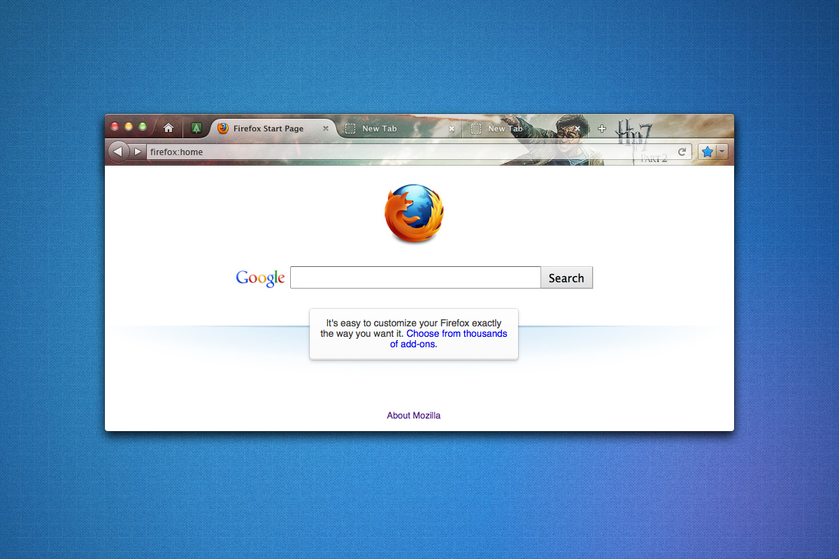 Mozilla показа екрани от следващ Firefox