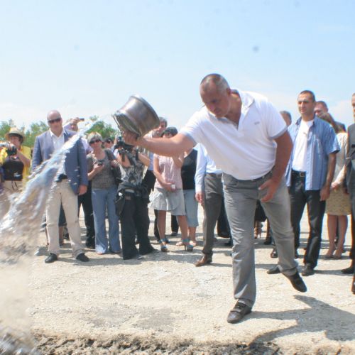 Първа копка на Лот 1 от автомагистрала ”Марица” направи премиерът Бойко Борисов