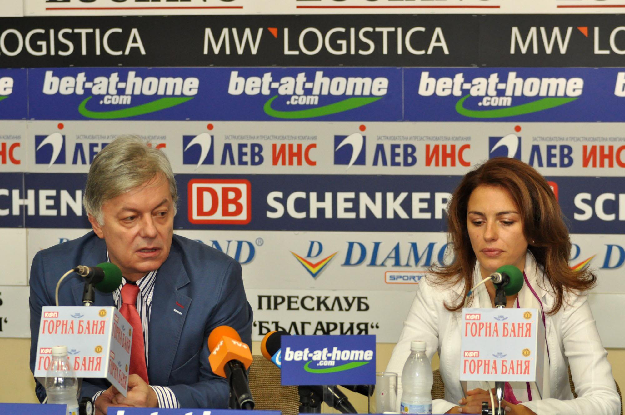 Валентин Михов и Евелина Колева, изпълнителен директор на ТВ 7