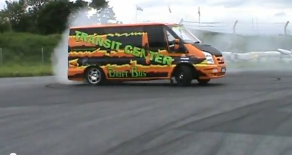 Как се дрифтира с Ford Transit - видео