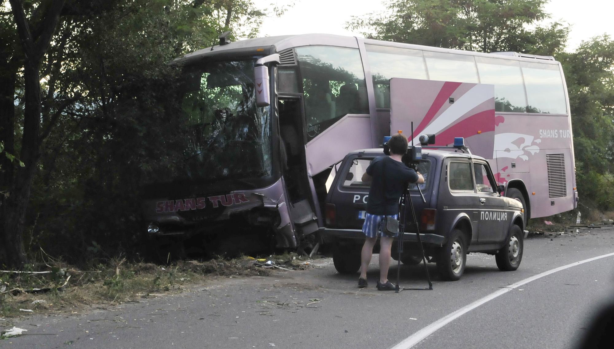 Автобусът е превозвал украински туристи