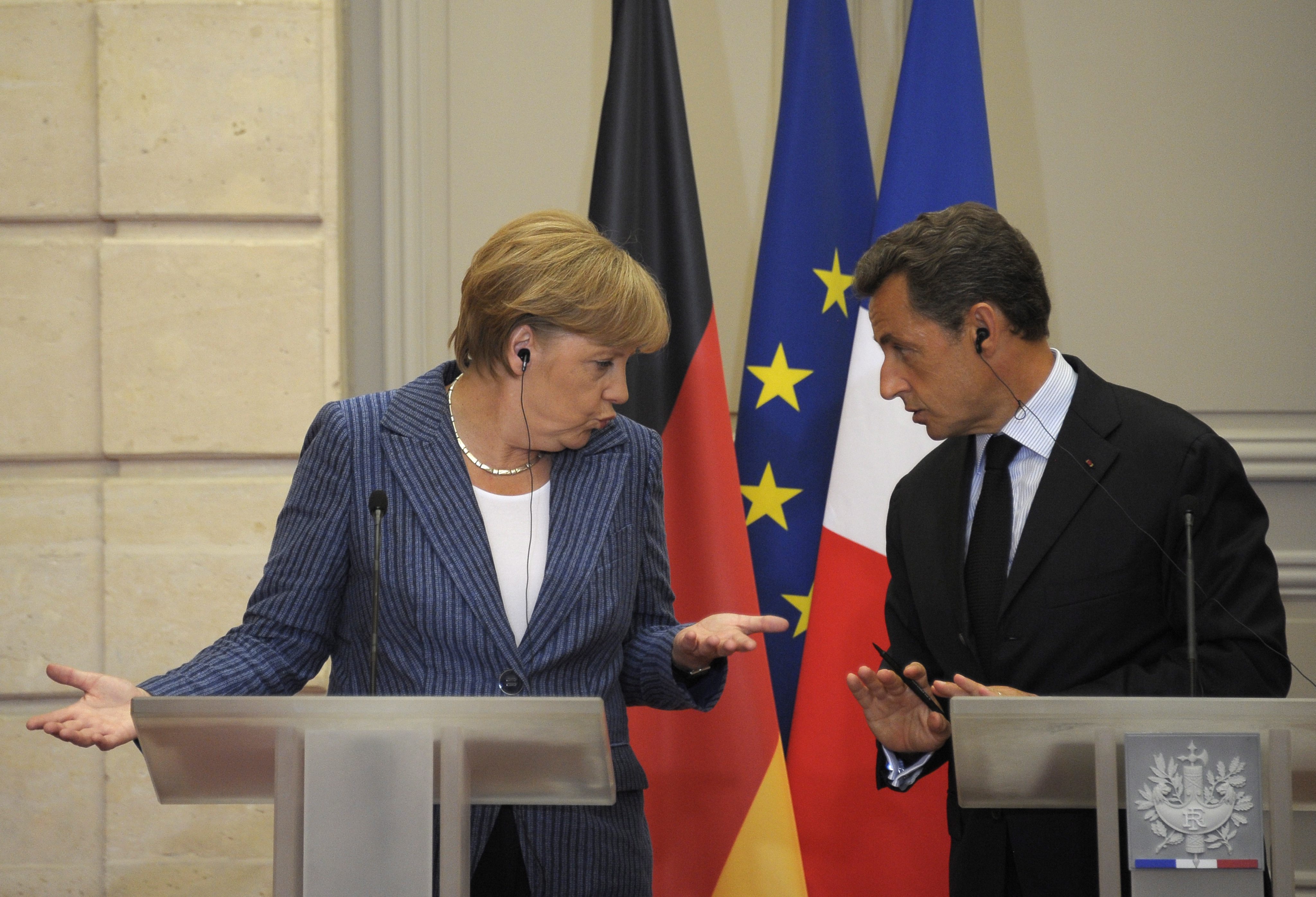 Срещата на двамата европейски лидери се състоя на фона на признаците за забавяне на икономическия растеж