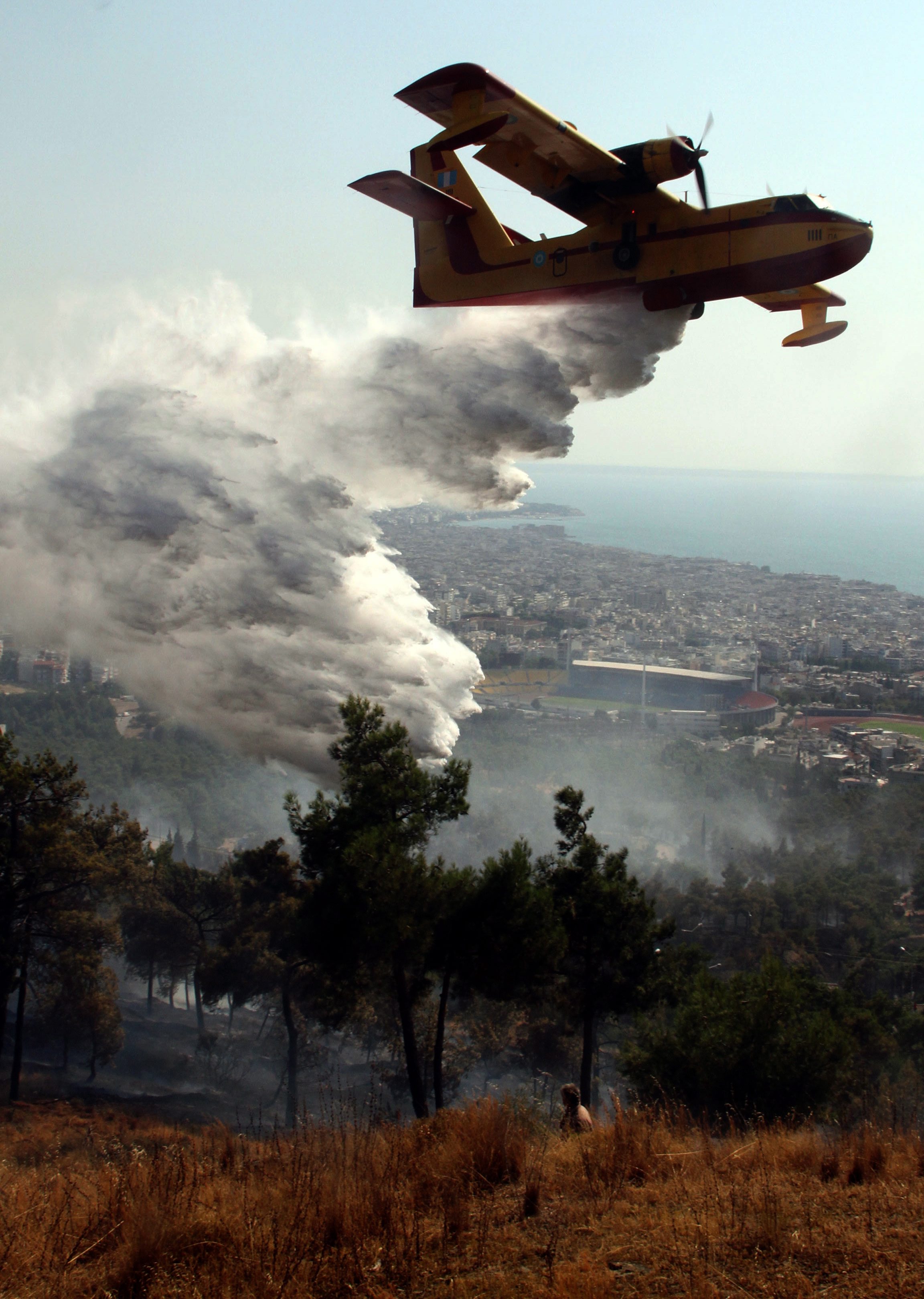 Гърция обяви извънредно положение заради пожари