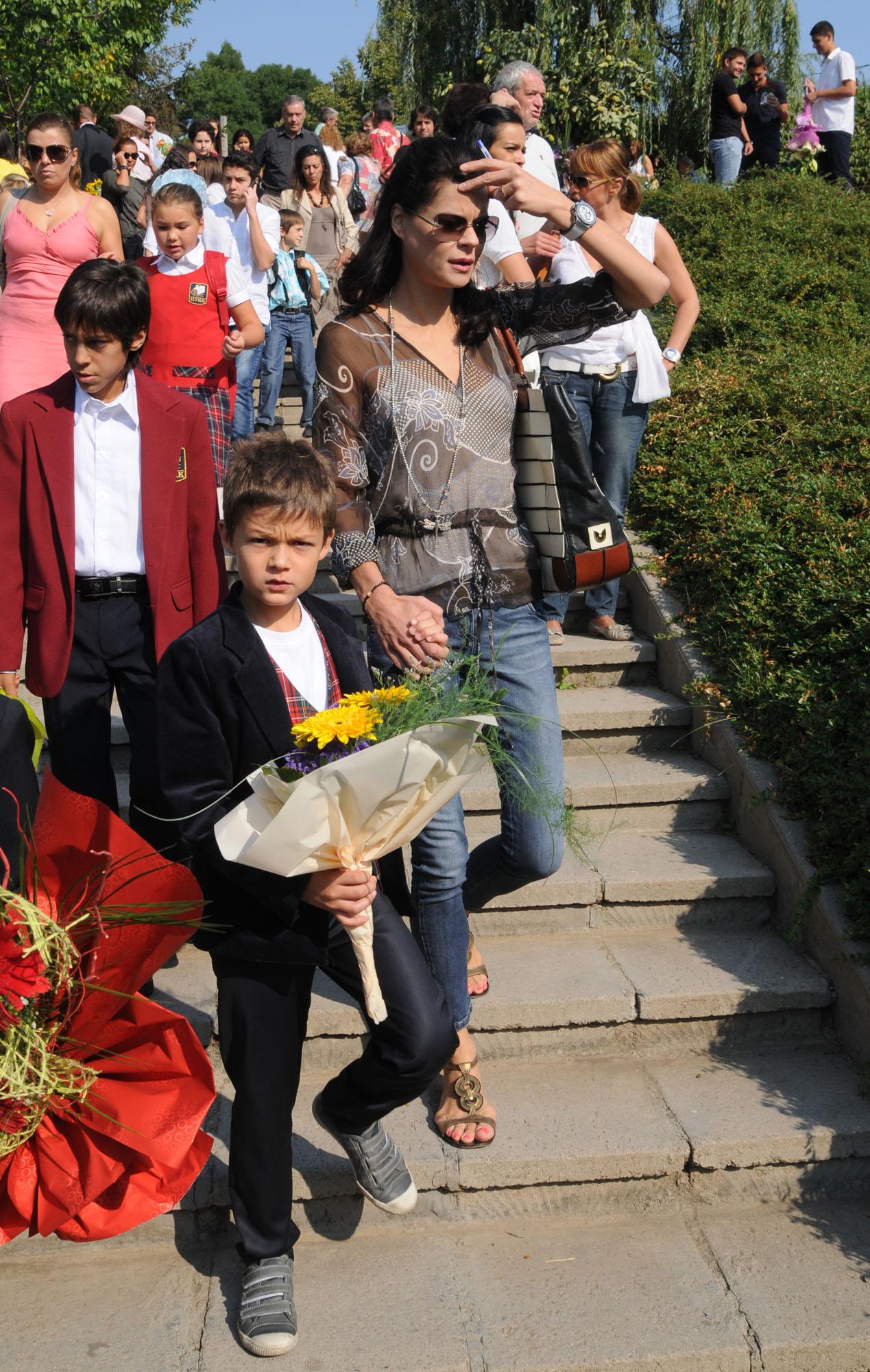 Цвети Бранкова със сина си Георги