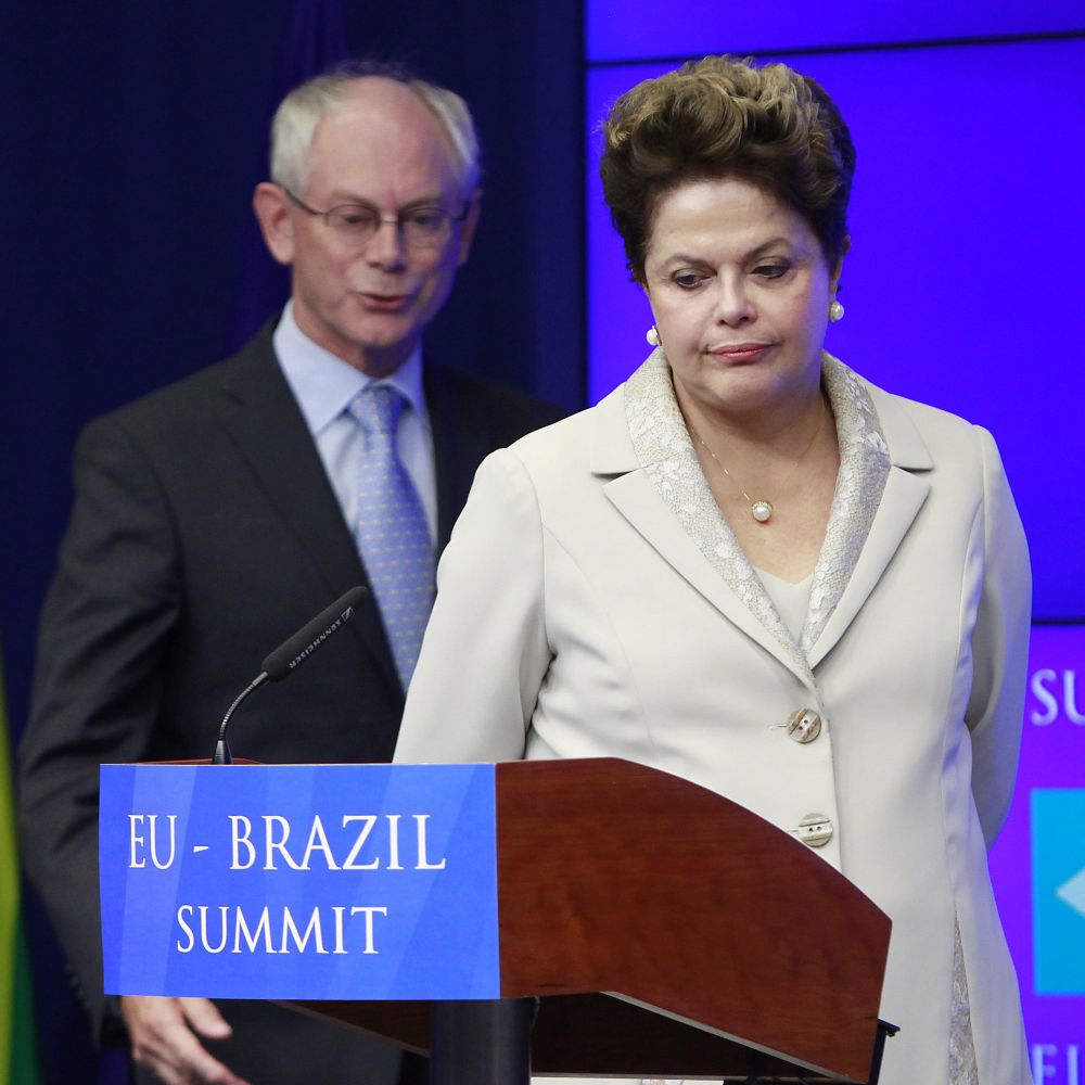 Русеф обеща Бразилия да помогне за кризата в Европа
