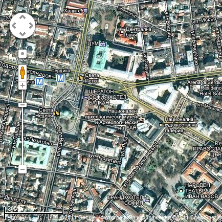 Google maps разполага със сателитни изображения от 13 години