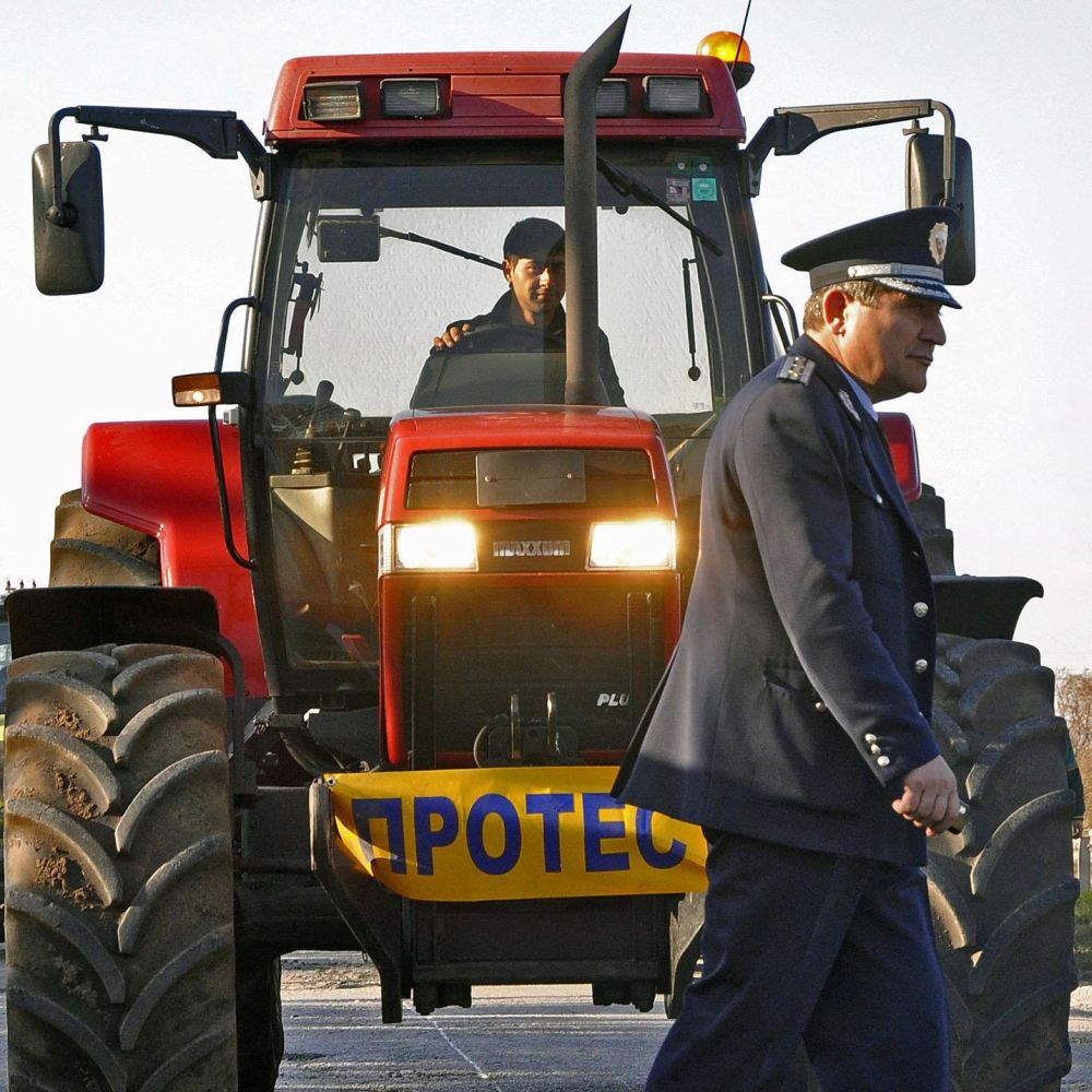 МВР погна фермерите с дрегери преди протеста