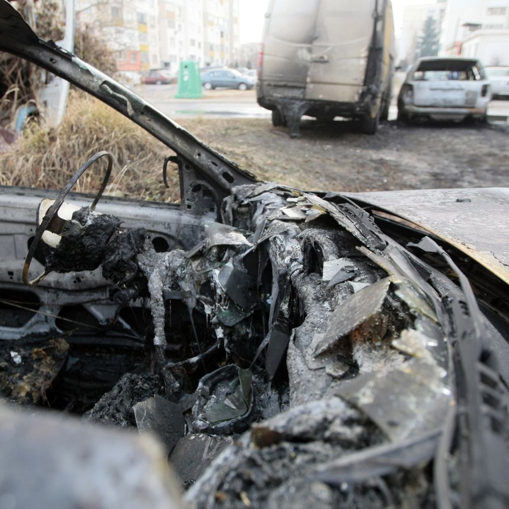 Автомобил е бил запален в русенското село Ряхово, подпалвачът е задържан