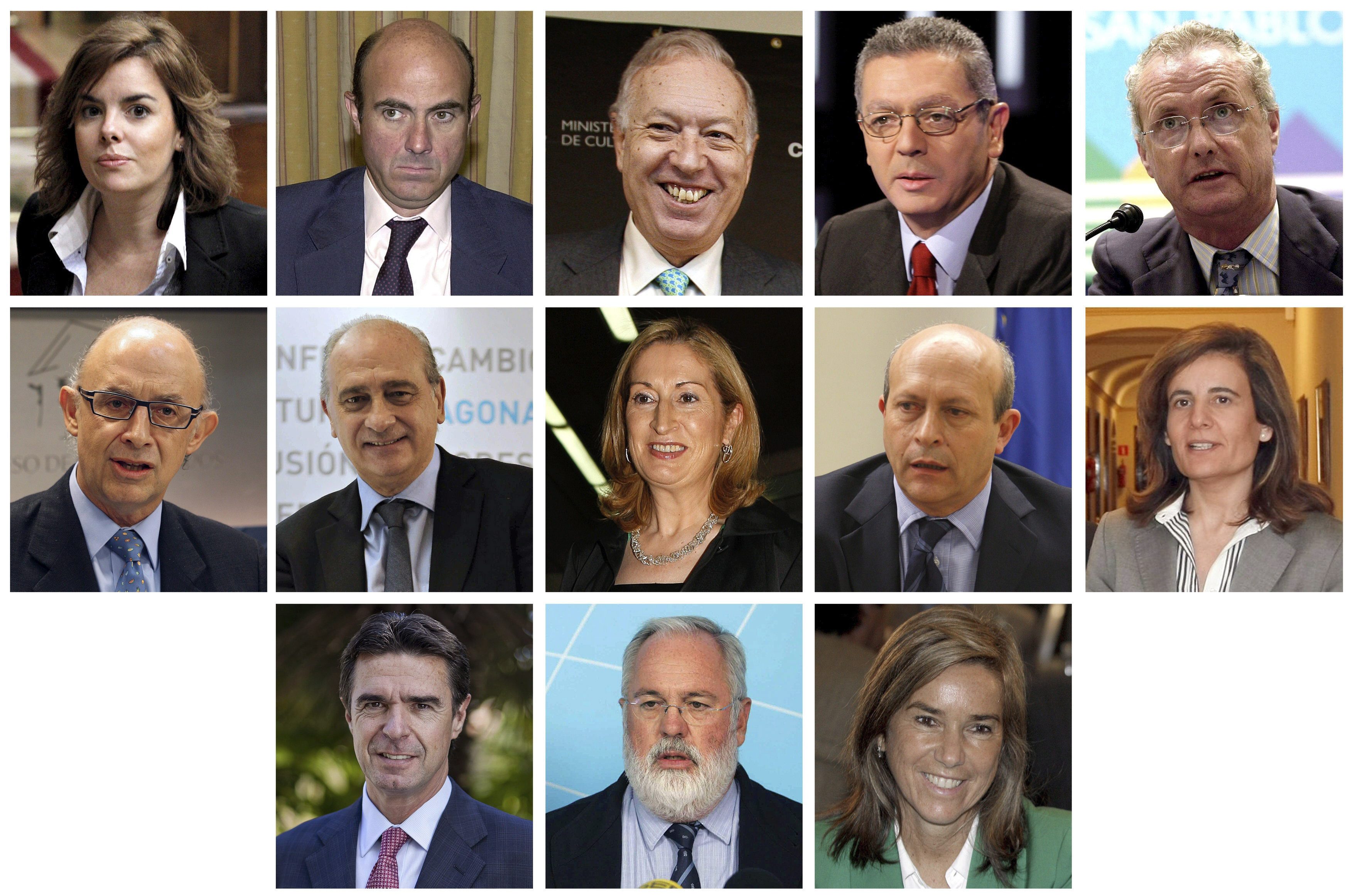 Министрите на испанския премиер Мариано Рахой
