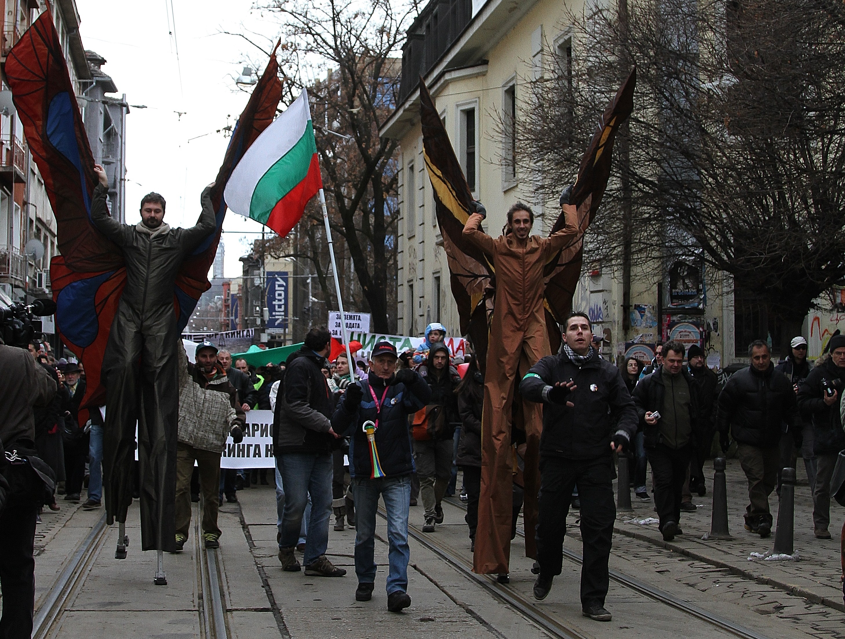 Протестът в София бе най-масовият от досега провелите се в столицата срещу шистовия газ