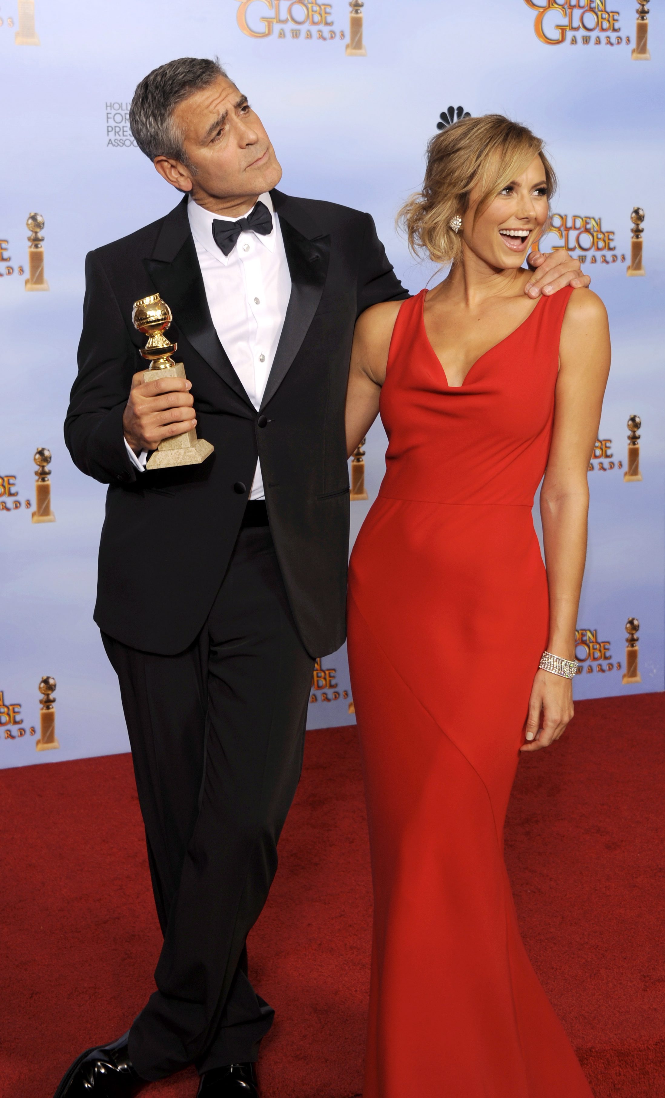 Джордж Клуни с приятелката си Стейси Киблър