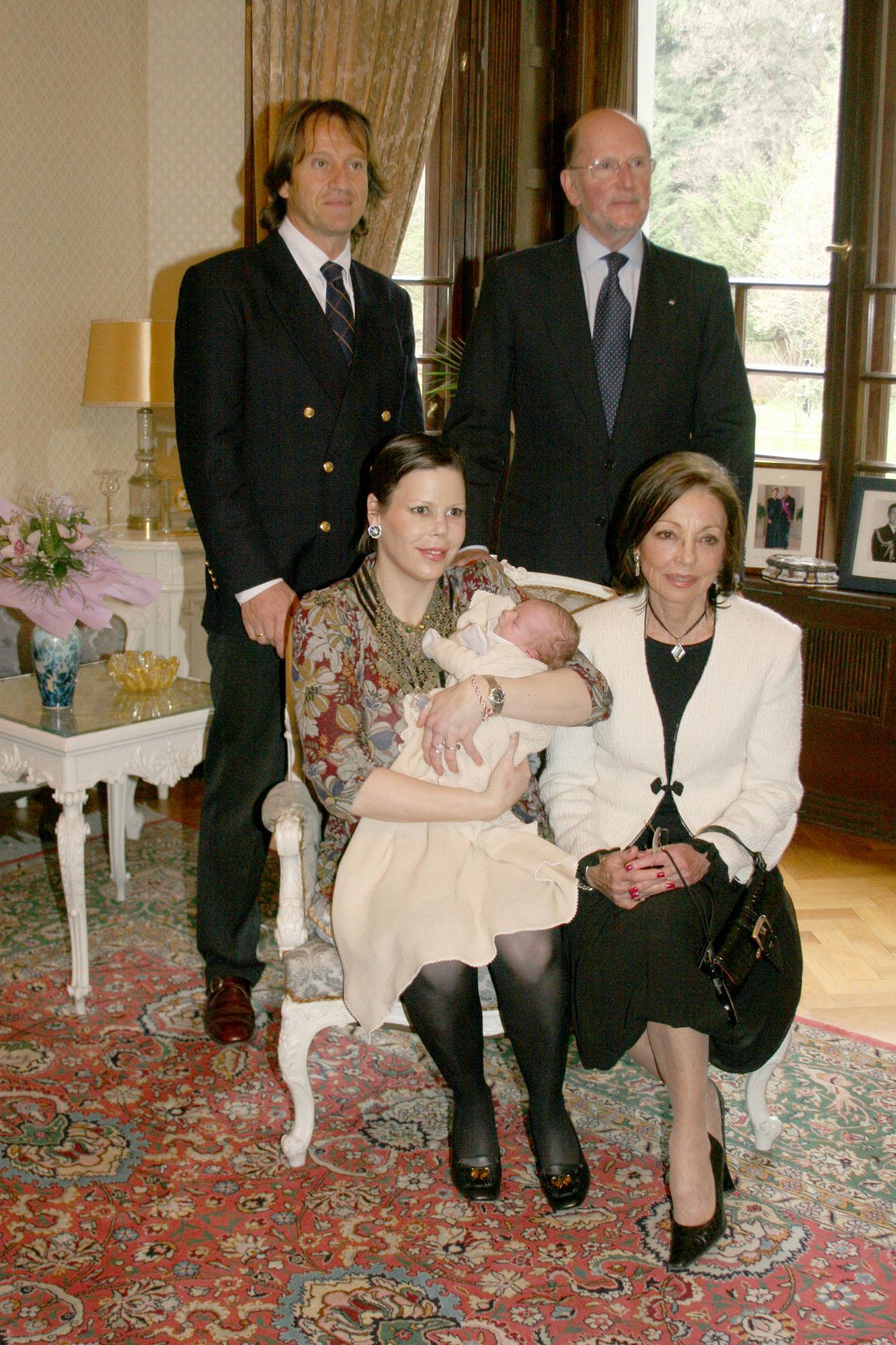 Китин Муньос, Симеон Сакскобургготски, княгиня Калина, малкият Симеон-Хасан и доня Маргарита