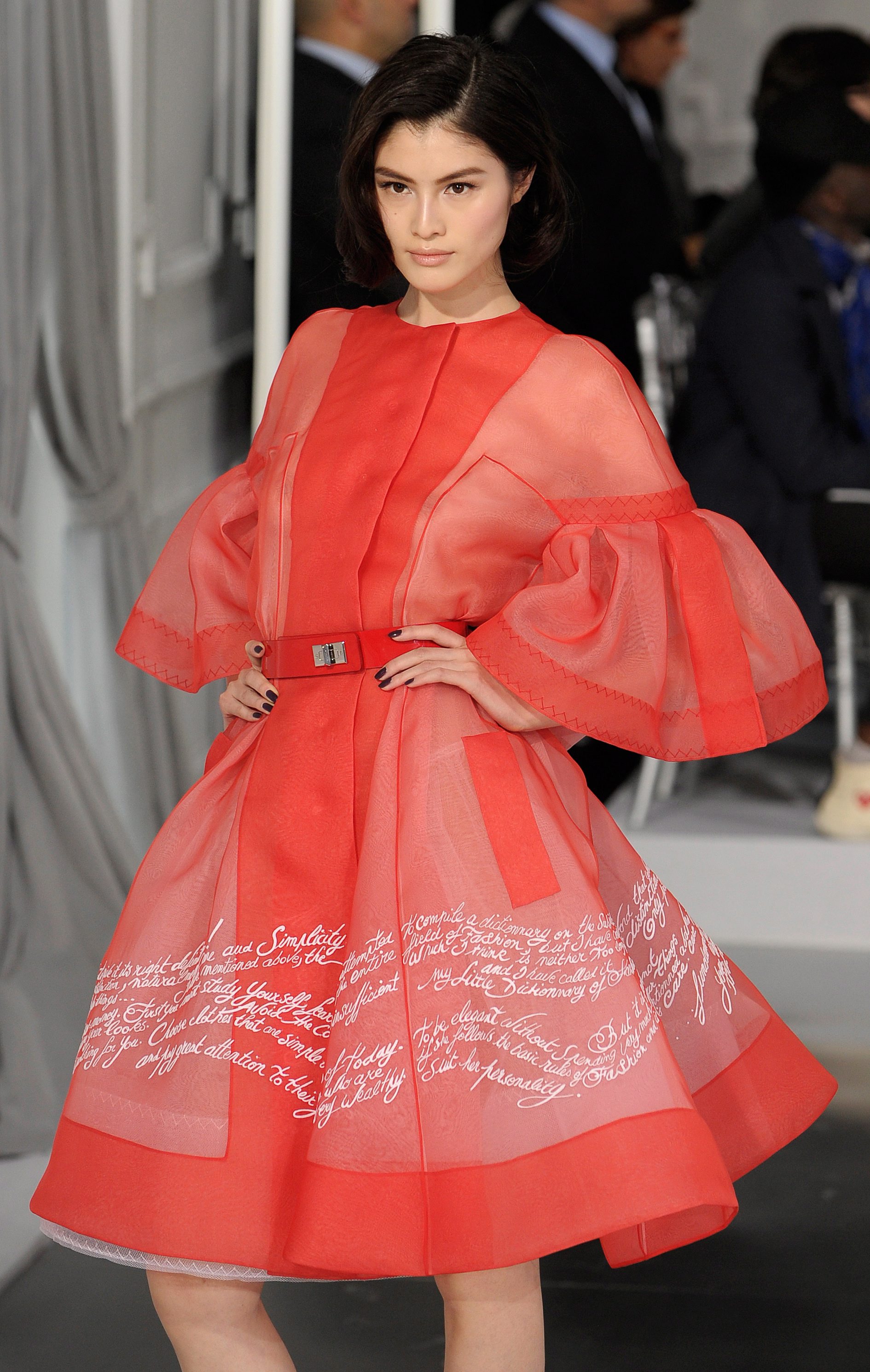 Модел на Dior