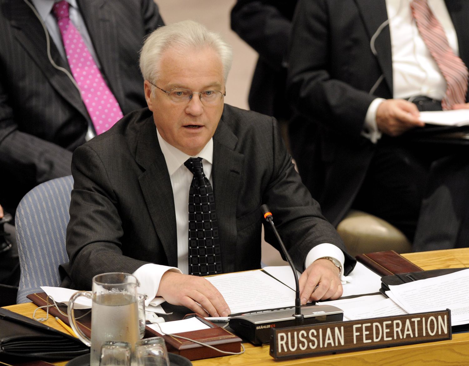 Постоянният представител на Русия в ООН Виталий Чуркин ще обяви скоро планираните от Русия мероприятия в ООН