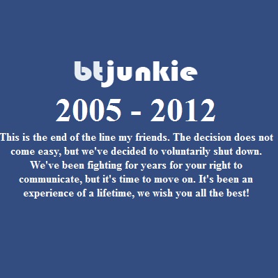 След Megaupload и сайтът BTJunkie затвори врати