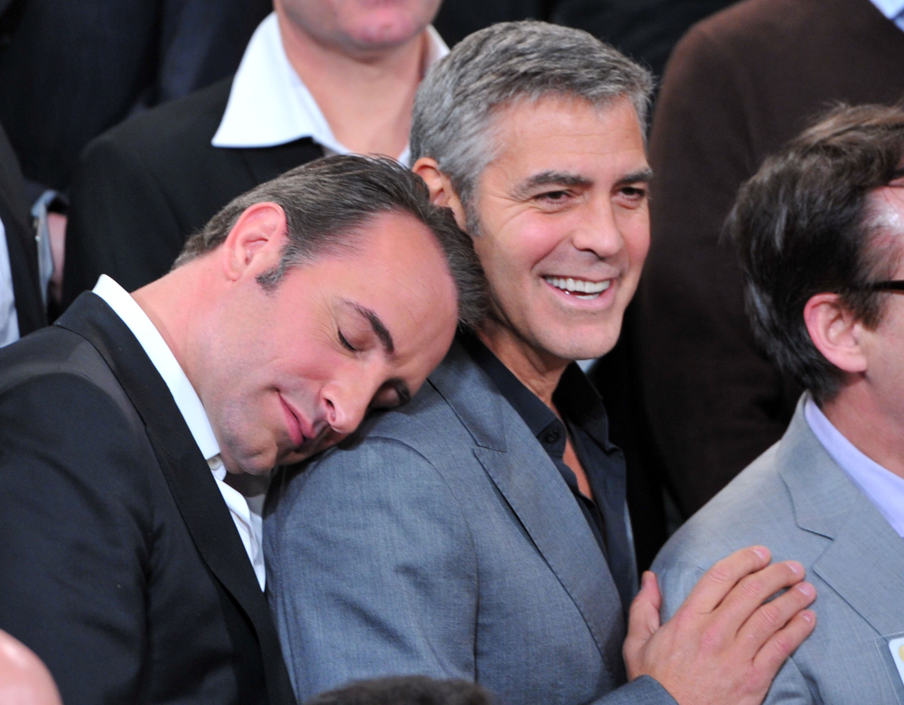 Жан Дюжарден и Джордж Клуни