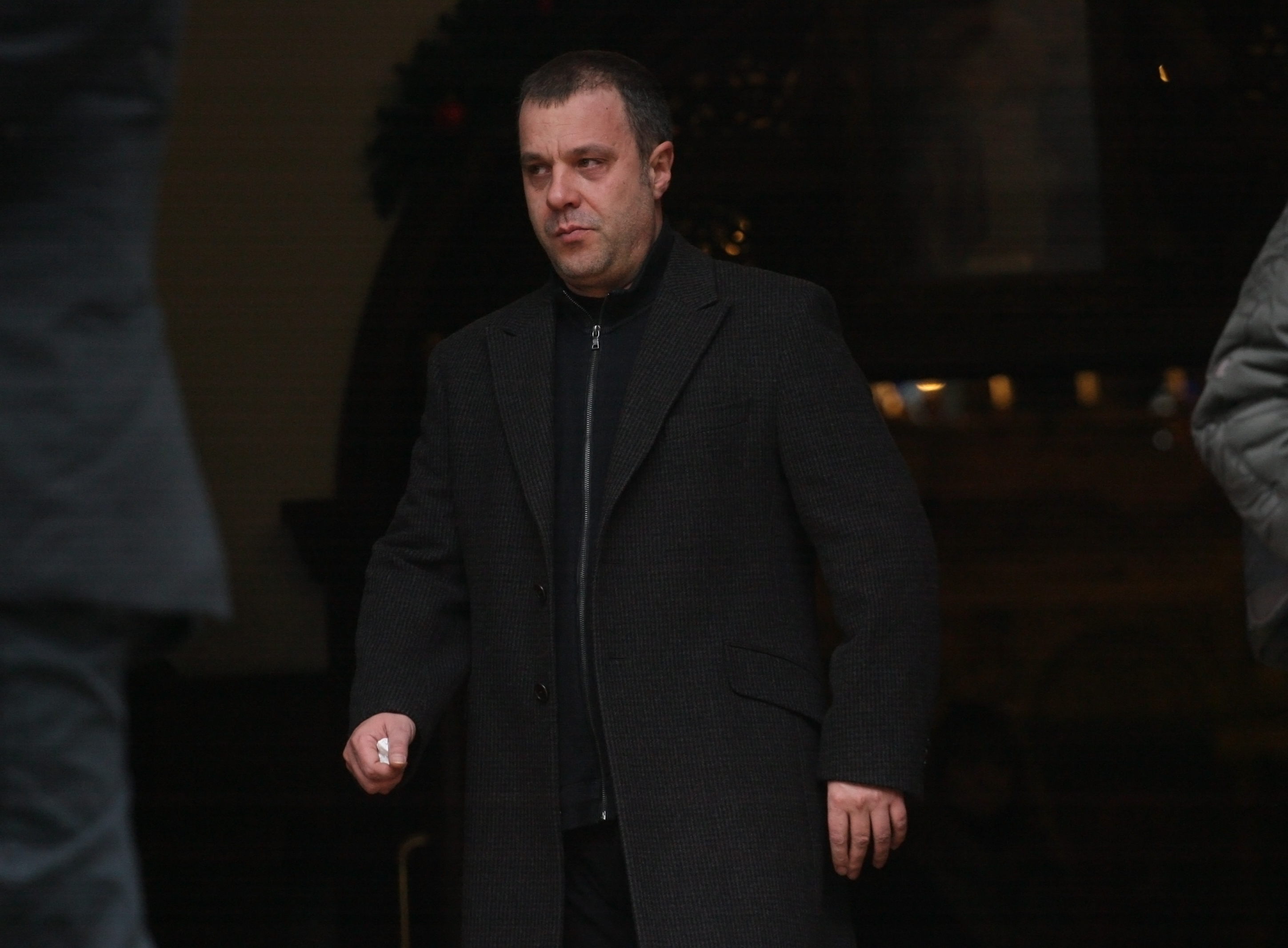 Емил Кошлуков на опелото на Дим Дуков
