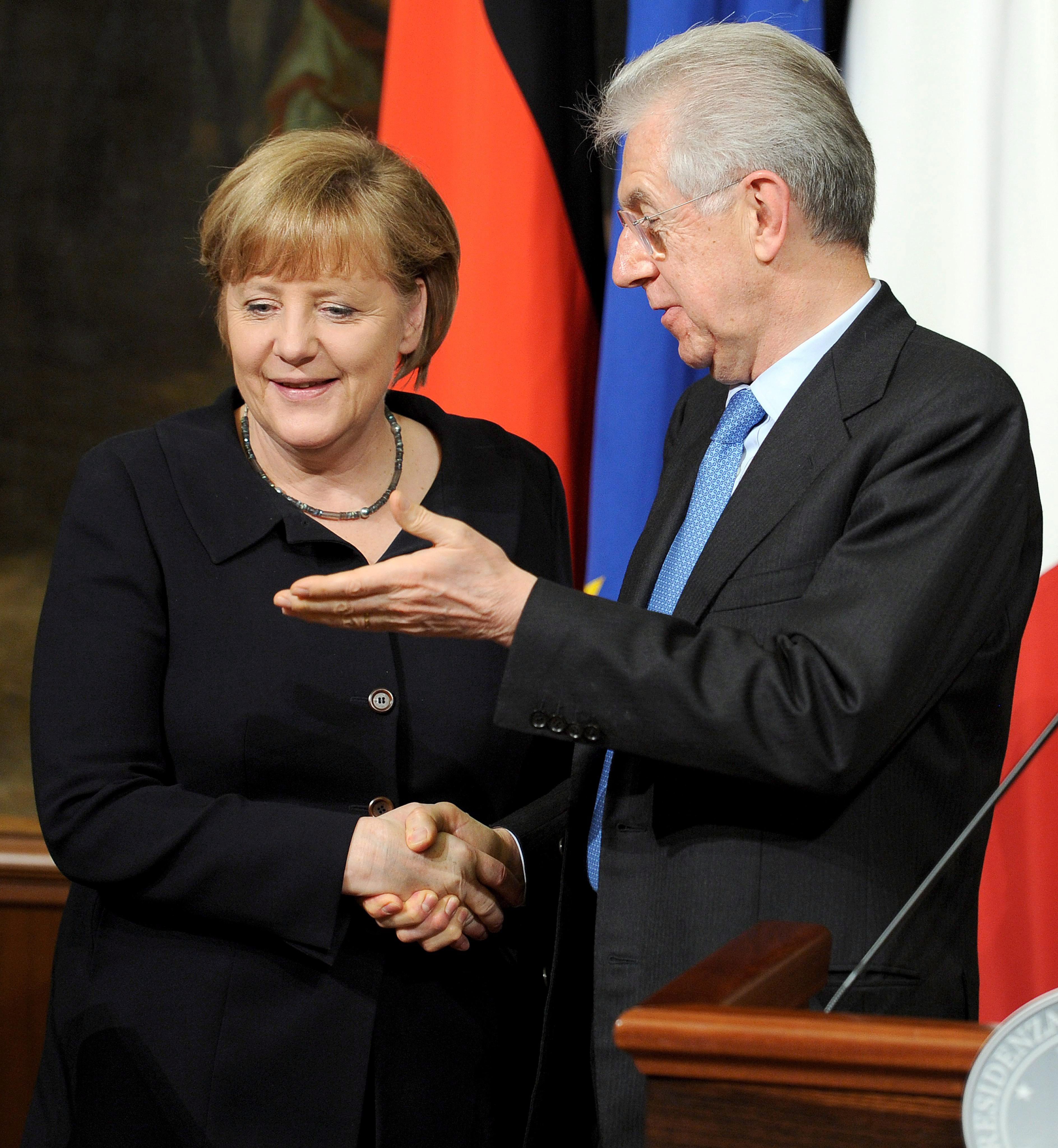 Германия и Италия обещаха да защитят еврозоната