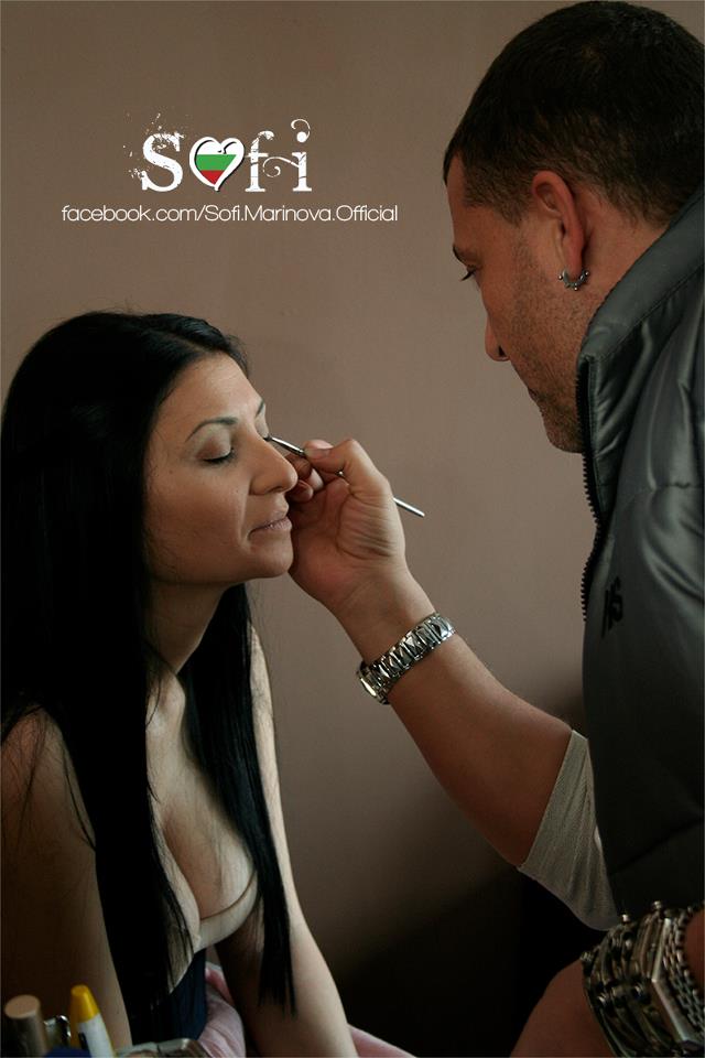 Софи Маринова на снимките към ”Love Unlimited”