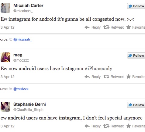 Реакции на собственици на iPhone, след появата на Instagram за Android