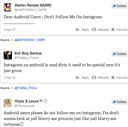 Реакции на собственици на iPhone, след появата на Instagram за Android