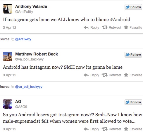 Реакции на собственици на iPhone, след появата на Instagram за Android