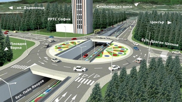 Променят движението в София заради строеж на естакада до Телевизионната кула