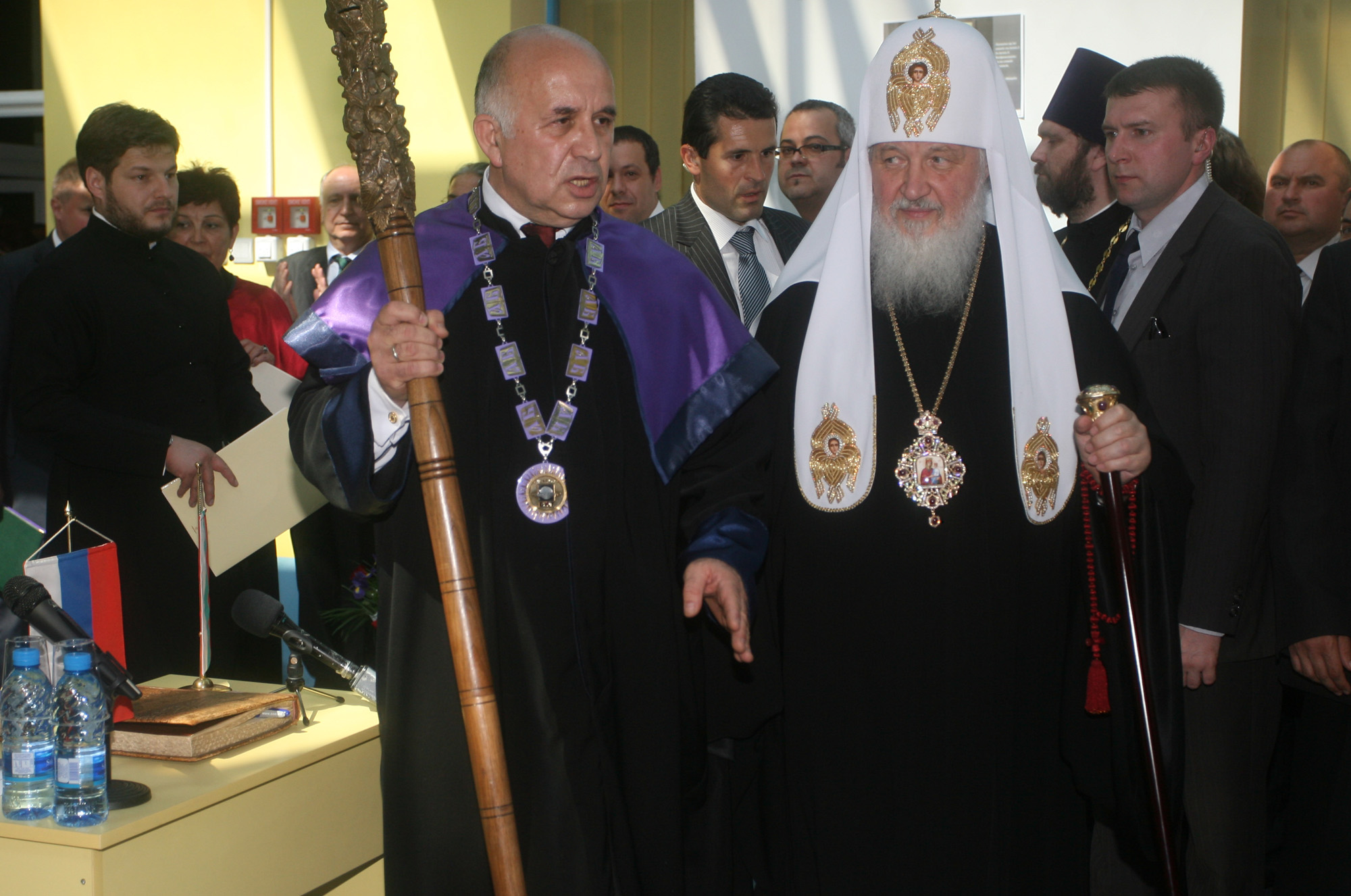 Патриархът на Москва и на цяла Русия Кирил получи почетната степен ”доктор хонорис кауза” на УНИБИТ