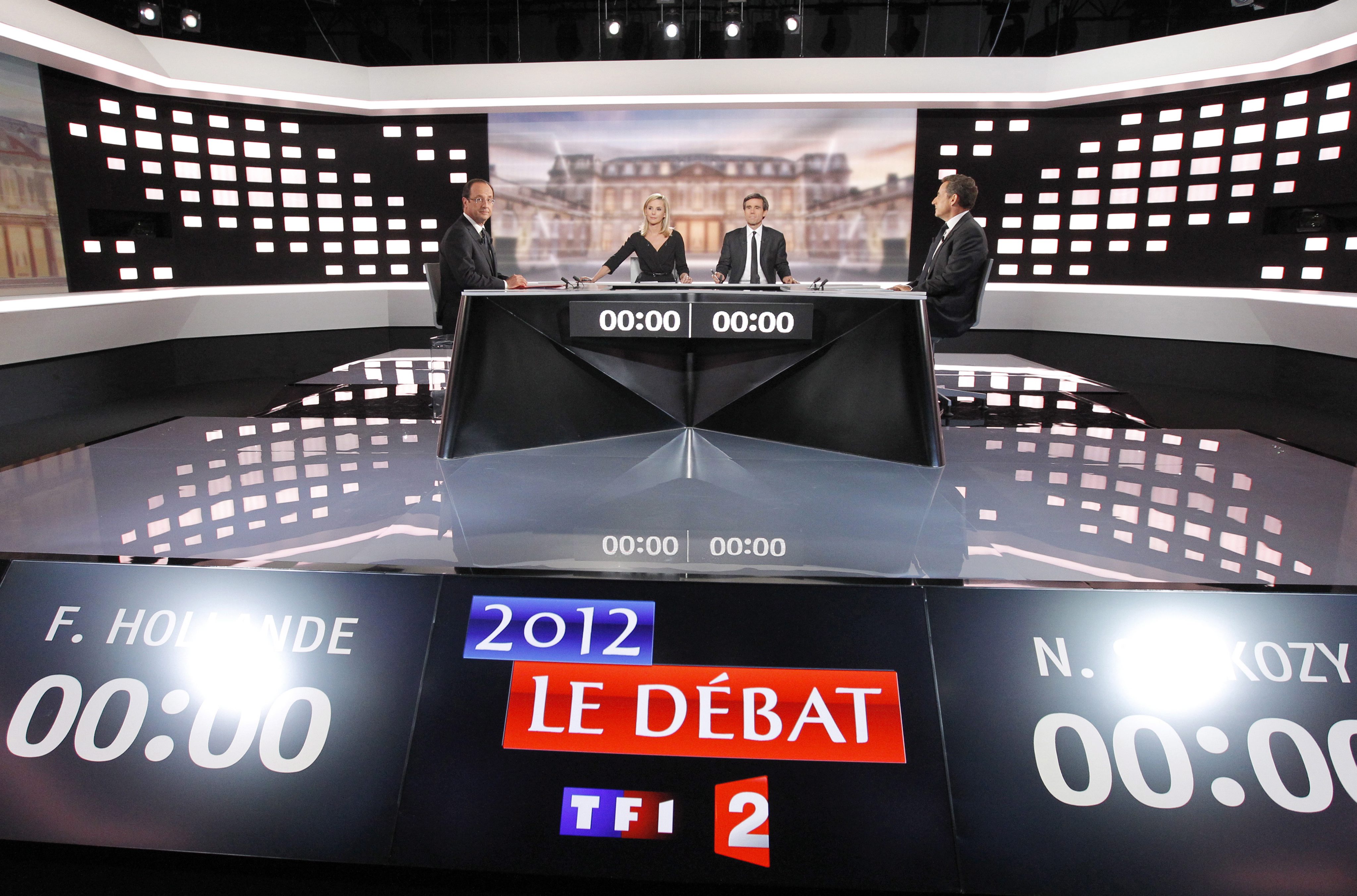 Телевизионен дебат между Саркози и Оланд