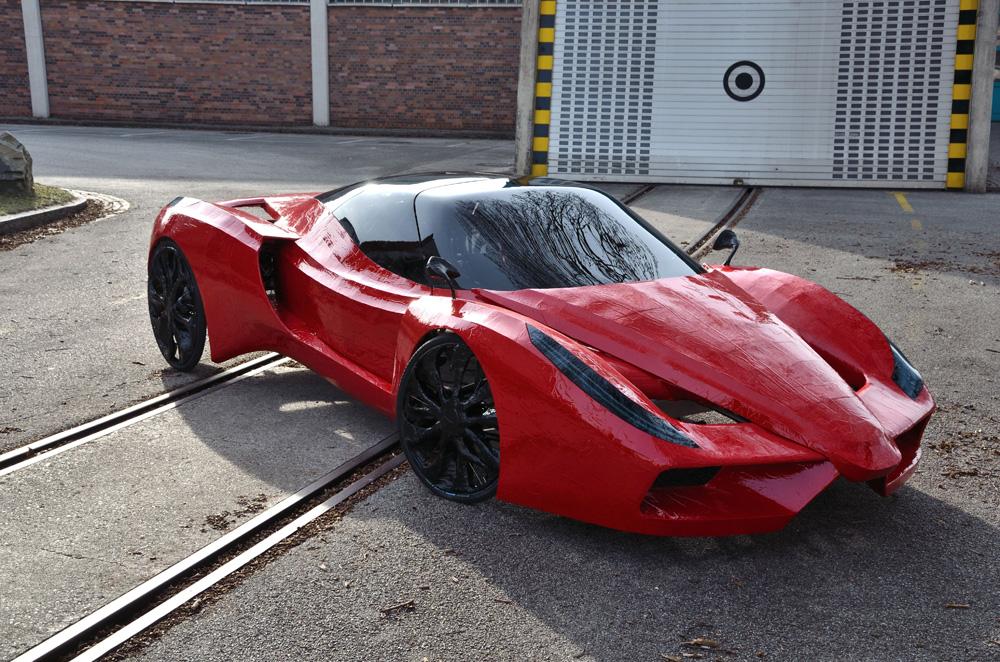 Австриец конструира Ferrari с педали