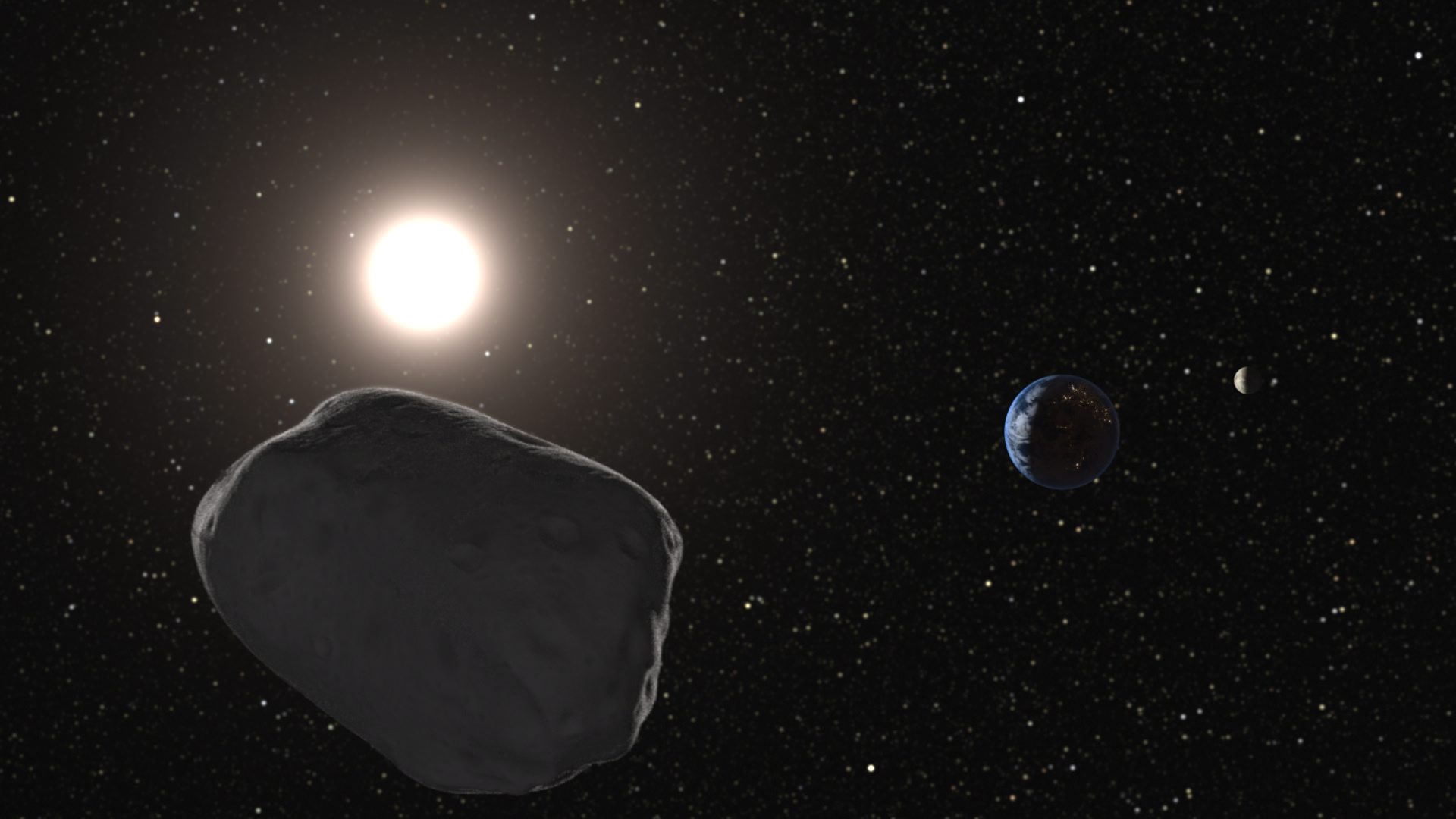 Земята се среща рекордно близо с астероид