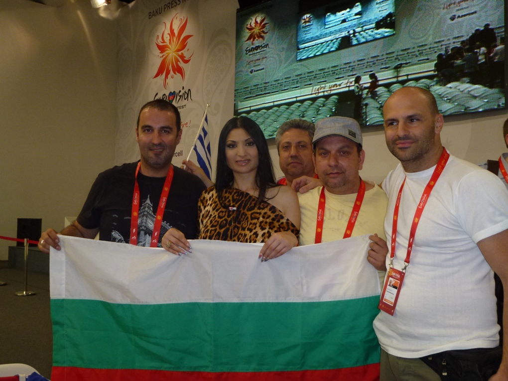 Софи Маринова направи първа репетиция на сцената в Баку