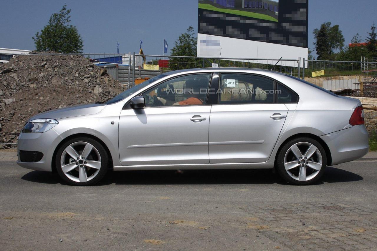Skoda Rapid излезе на Нюрбургринг (видео)