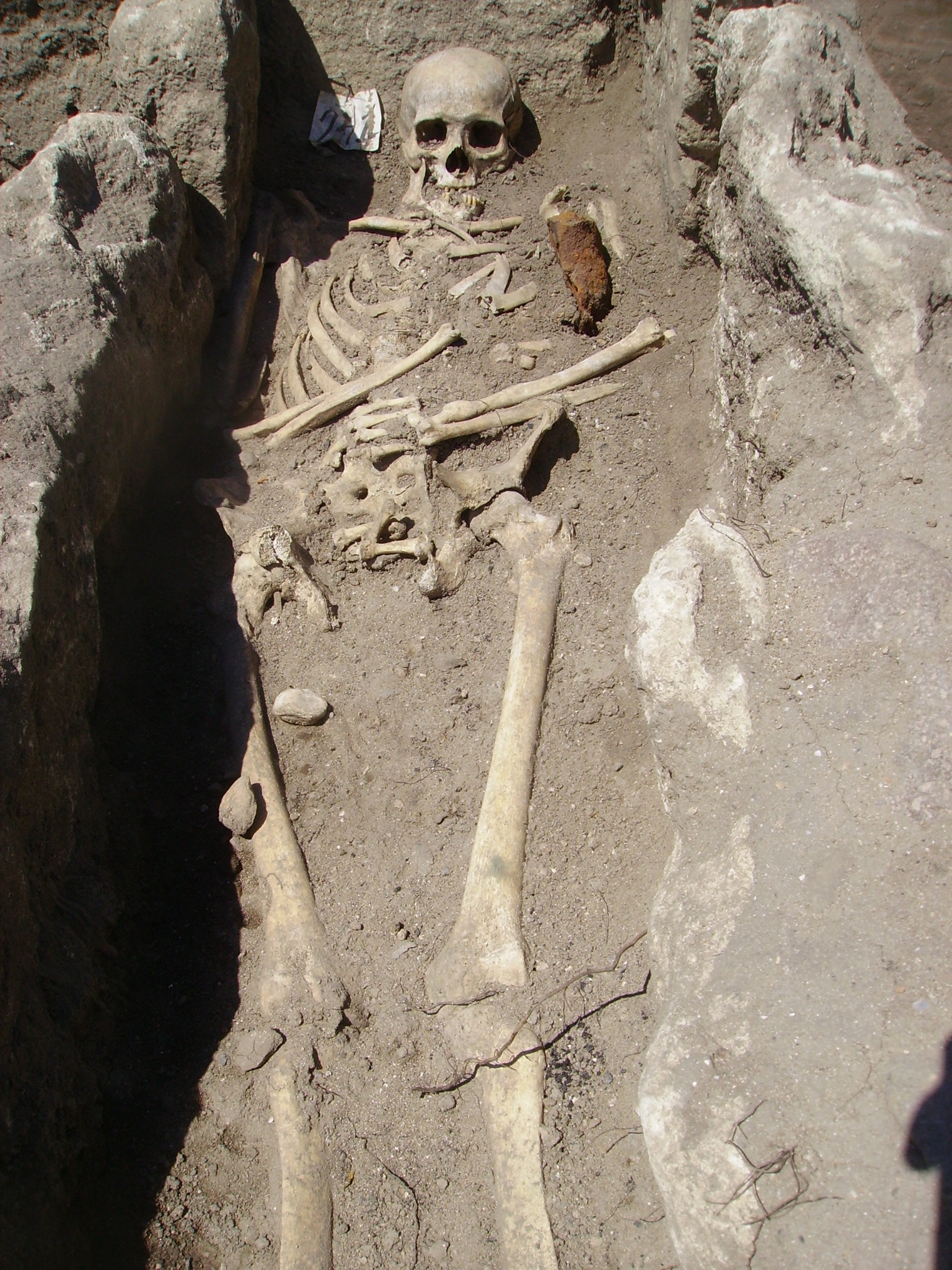 При археологически разкопки в Созопол е открит скелетът