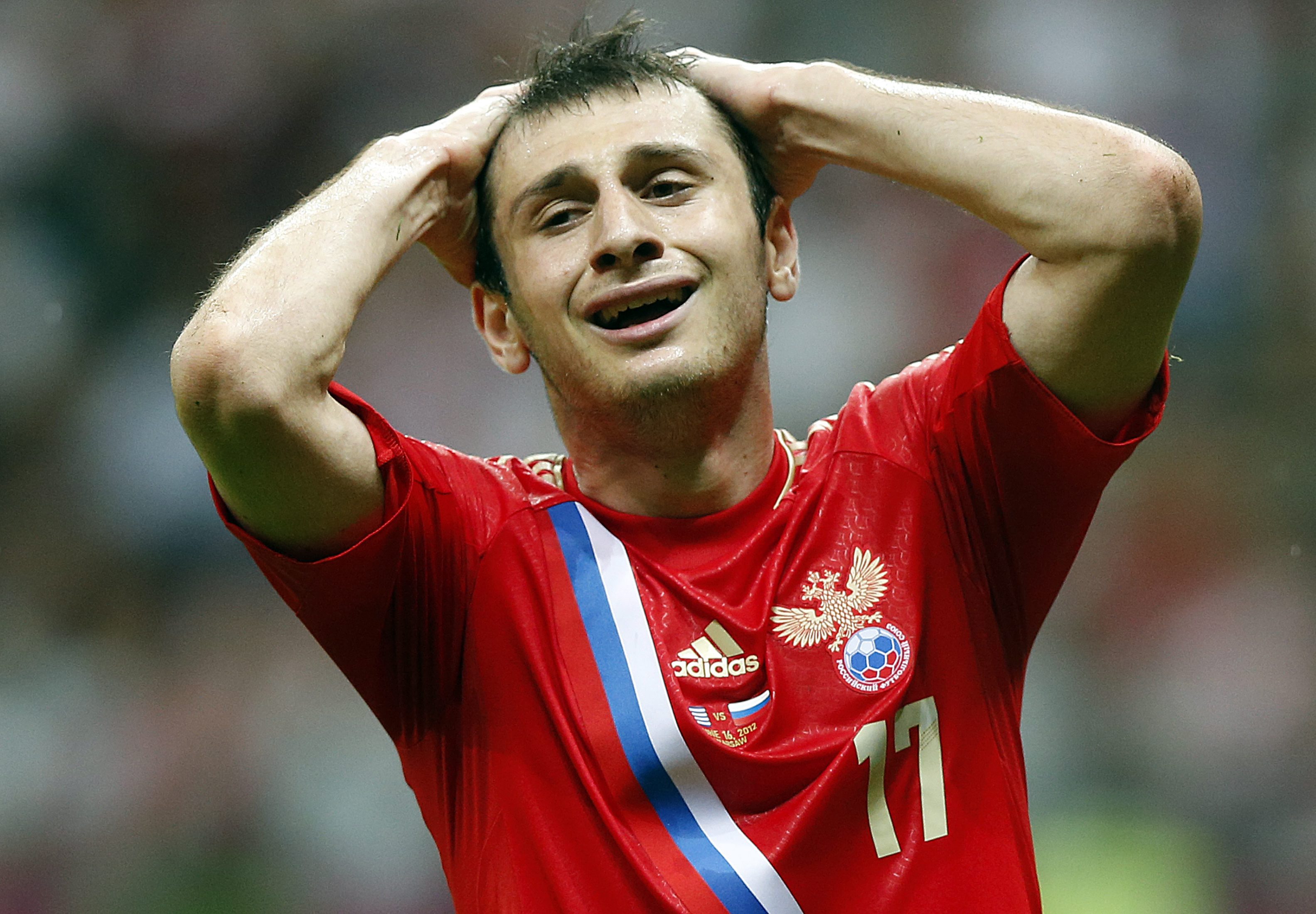 Алан Дзагоев, вкарал 3 гола за Русия на Евро 2012