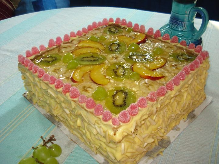 Коментари - Торта с желирани плодове | Вкусотии.dir.bg